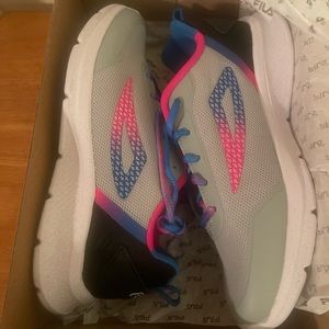 New In Box, Girl’s Kids Size USA 4 FILA Athletic Shoes. Paid $60